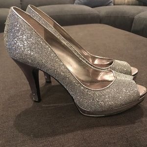 Silver shoes